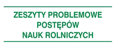 Logo of the journal: Zeszyty Problemowe Postępów Nauk Rolniczych