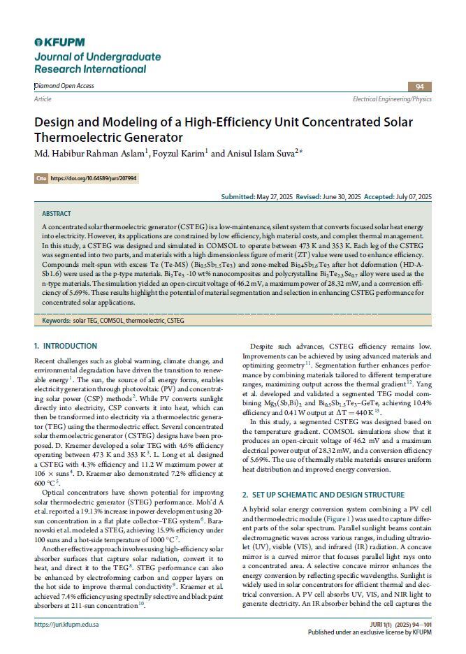Figure from article: Design and Modeling of a...