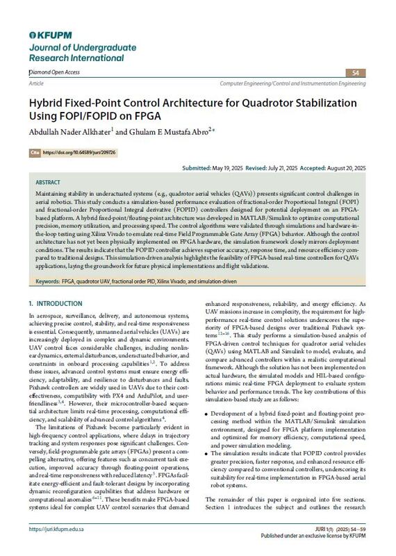 Hybrid Fixed-Point Control Architecture for Quadrotor Stabilization ...