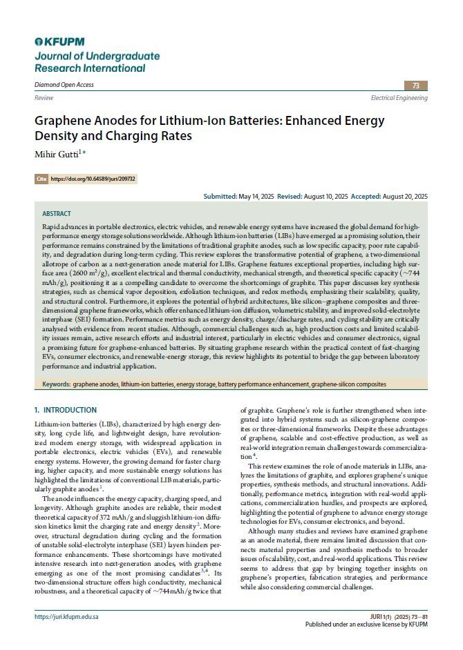 Figure from article: Graphene Anodes for...