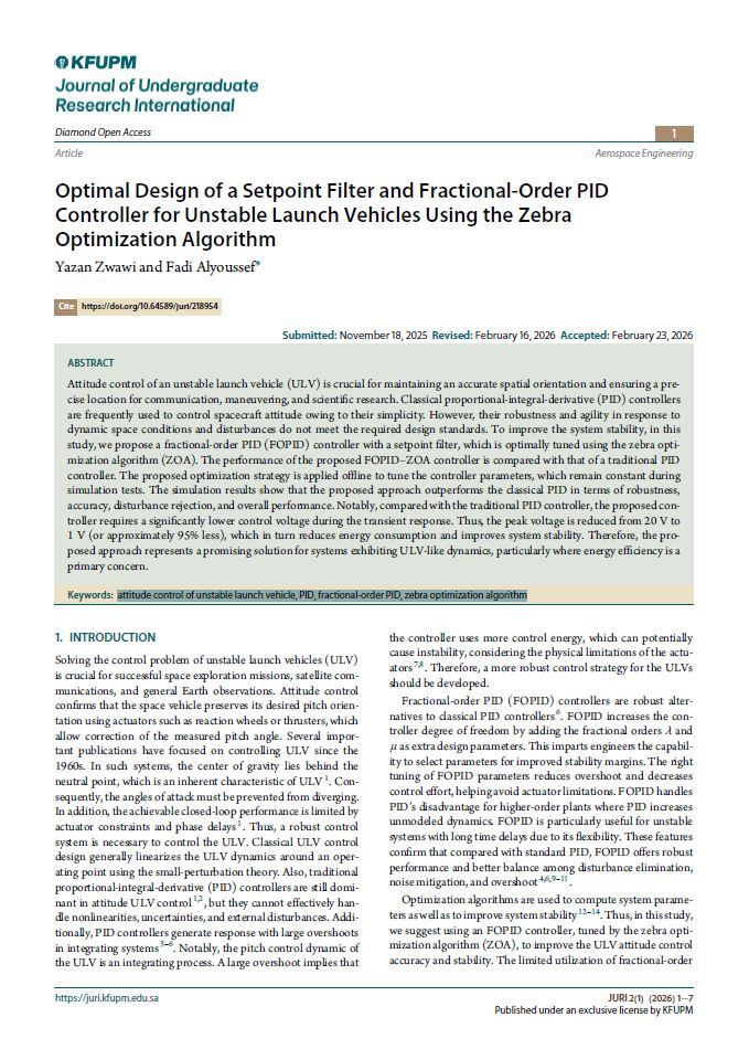 Figure from article: Optimal Design of a...