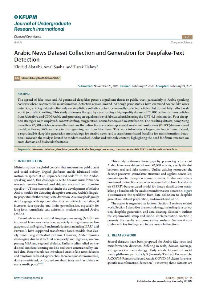 Figure from article: Arabic News Dataset...