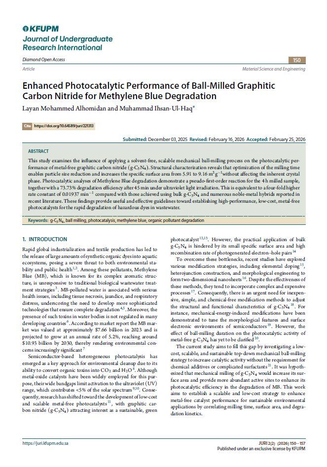 Figure from article: Enhanced Photocatalytic...