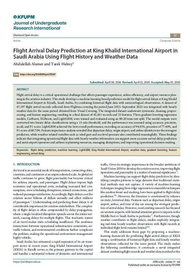 Figure from article: Flight Arrival Delay...